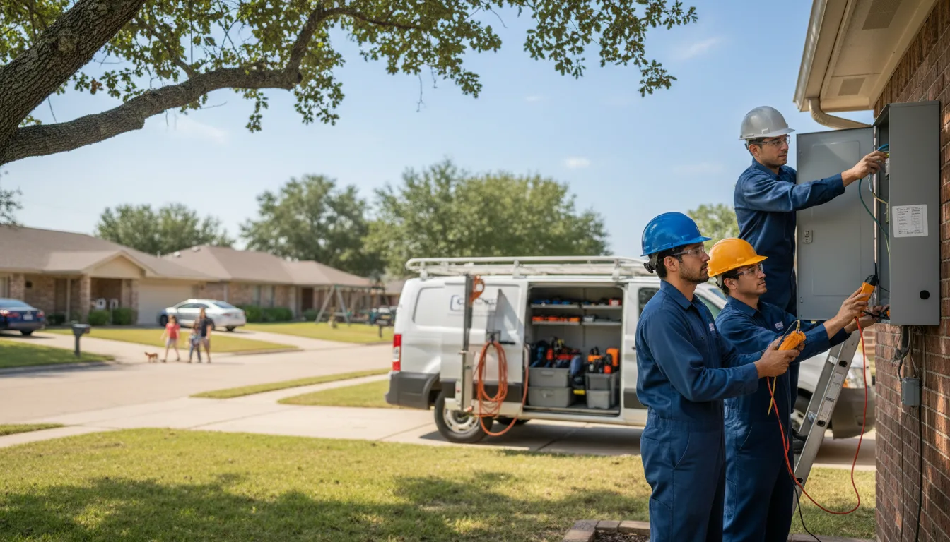 Certified electrician providing emergency electrical services in Clinton, WI